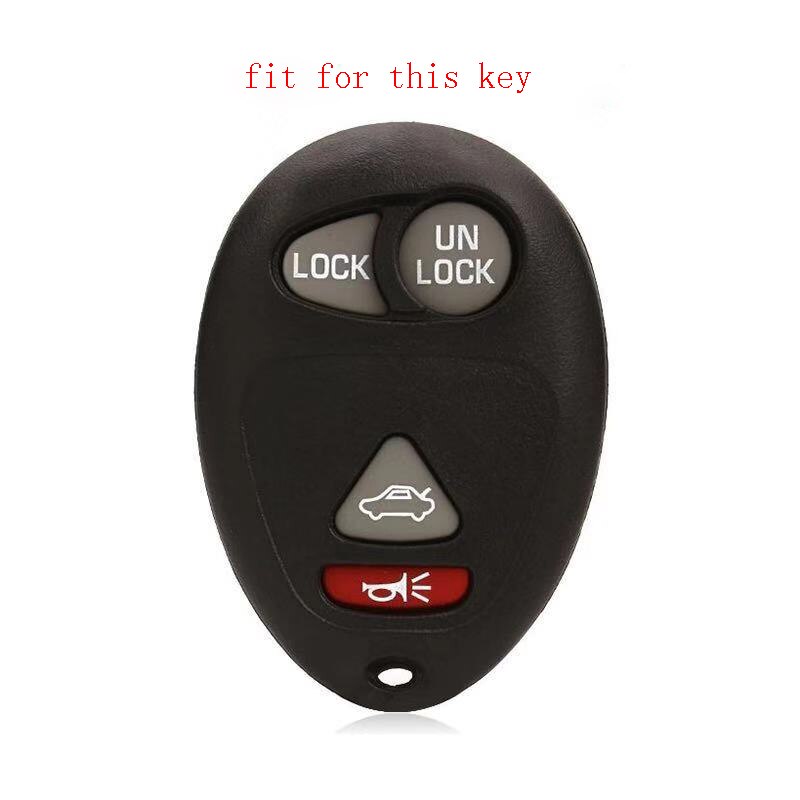 Silikageeli auton avaimen suojus buick century regal regal regalvous avaimenperäsarja chevrolet silikonipussille gmc:lle hummer  h3 fob