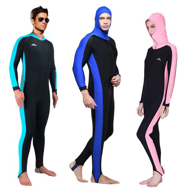 Sbart Con Cappuccio Donne Scuba Diving Suits Mute Maniche Lunghe Adulti Snorkeling Tute Surf Attrezzature 2017 CO