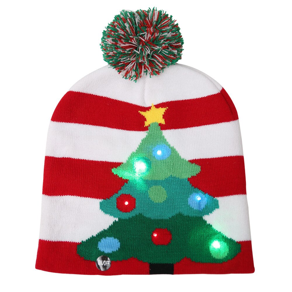 Bonnet de noël pour enfants | 1 pièce, chandail de noël, moche, bonnet de noël, bonnet lumineux, bonnet tricoté pour enfants, fête de noël pour adultes