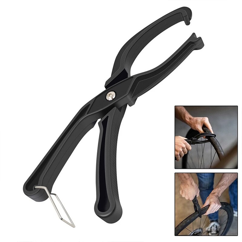 ABS Bike Hand Tire Lever Bead Tool for Hard to Install Bicycle 45MM Tires Removal Clamp for Difficult Bike Tire Cycling Tools