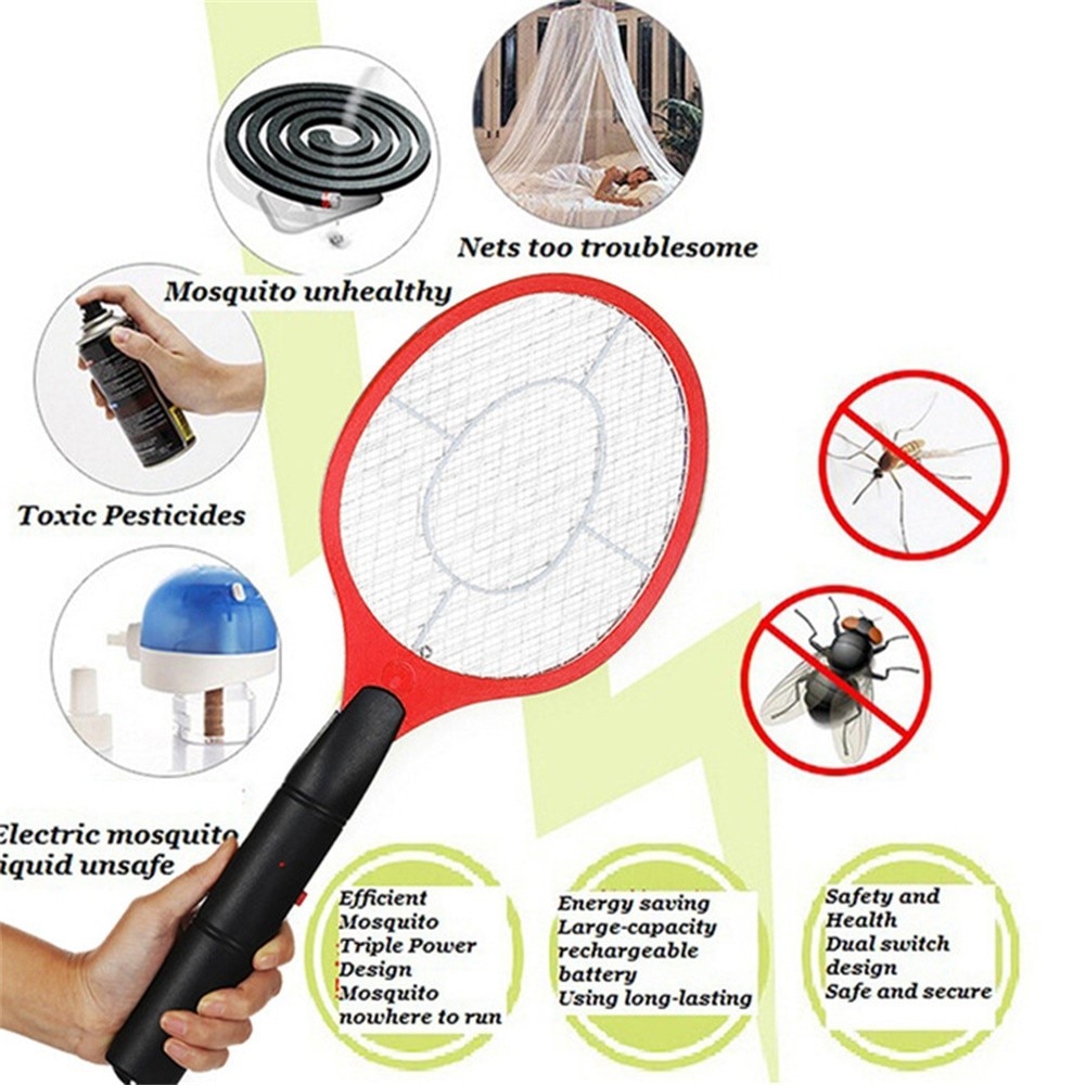 Grote Elektrische Bug Zapper Batterij Aangedreven Vliegenmepper Voor Mosquito Pest