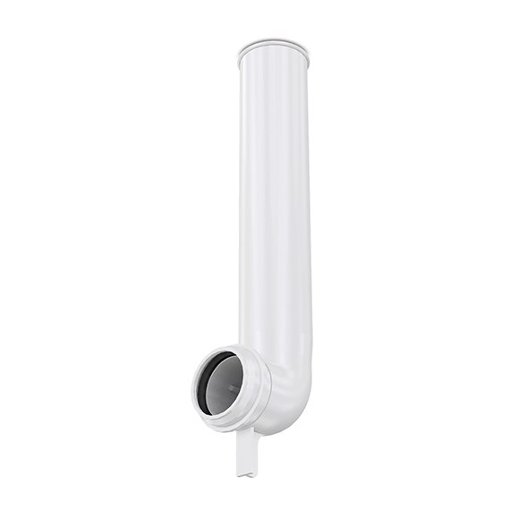 Ø50X90° CONCEALED CISTERN CLEAN WATER ELBOW 363 MM