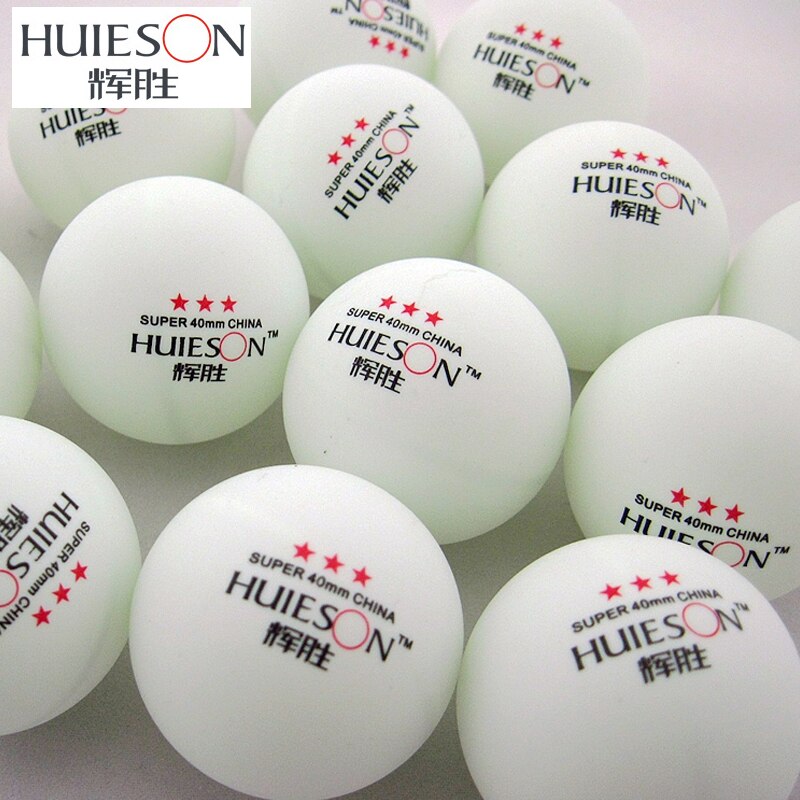 Huieson, 20 50 100 Uds., 3 estrellas, 40mm, 2,9g, blanca y naranja pelota de Ping-Pong, pelota de entrenamiento avanzada para aficionados, pelota de Ping-Pong