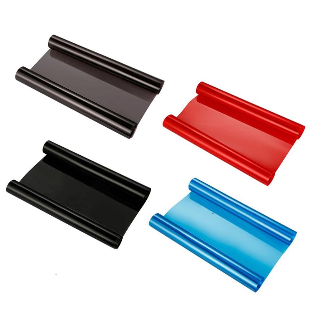 30*60cm Transparency Car Light Stickers Car Light Headlight Taillight Tint Vinyl Film Sticker Fog Light Rear Lamp Smoke Film