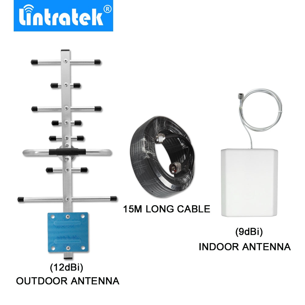 Lintratek Mobile Phone Signal Booster Accessories Broadband Antenna Cellular Amplifier 2g 3g 4g Omnidirectional Antenna Repeater