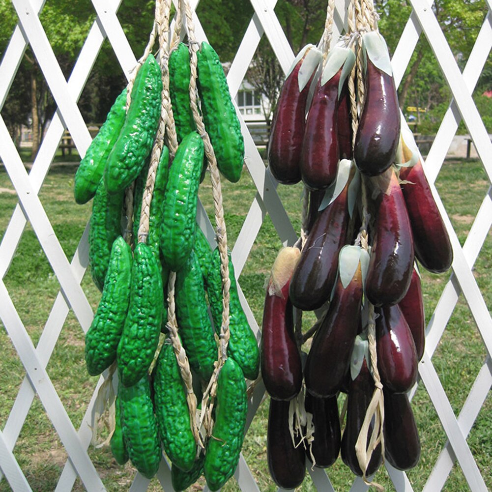 Kunstmatige Fruit Schuim Groente Maïs Peper Knoflook Opknoping Photo Prop Home Decor