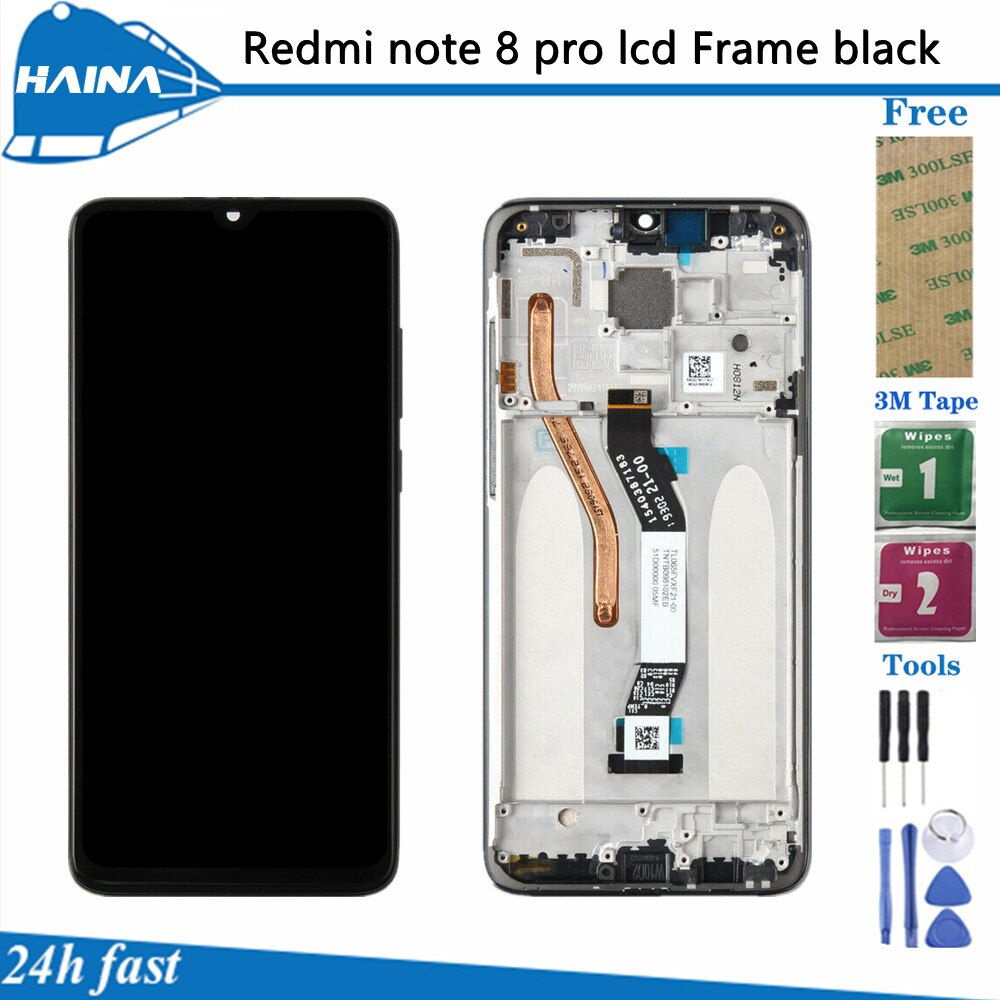 Original Screen LCD For Xiaomi Redmi Note 8 pro LCD Display Screen Touch Screen Frame For xiaomi Redmi note8 pro Screen