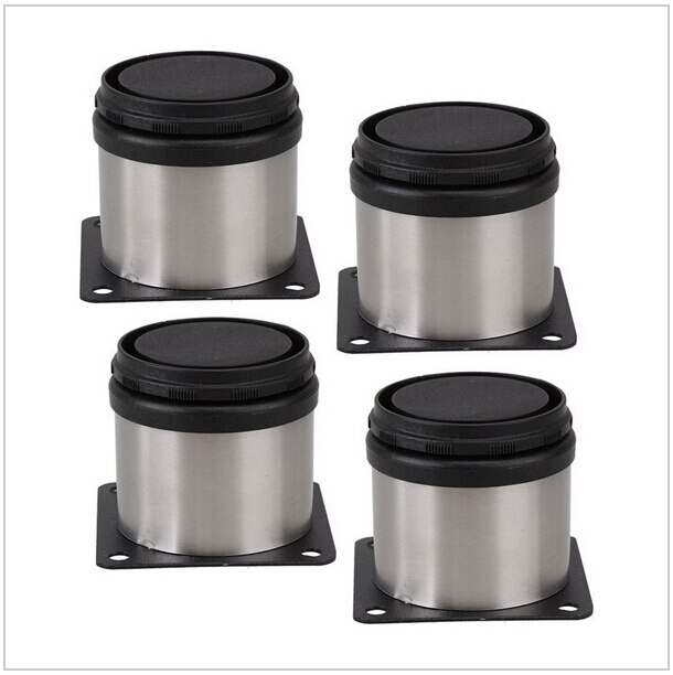 4pcs 60x60mm adjustable Support furniture legs kitchen cabinets stainless steel cabinet feet sofa legs
