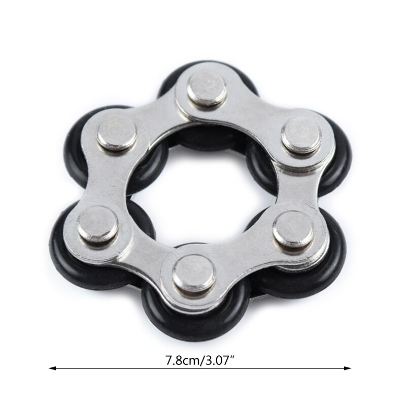 Foreign trade 6-section Key Ring Fidget toy to relieve pressure and vent toy bicycle decompression chain