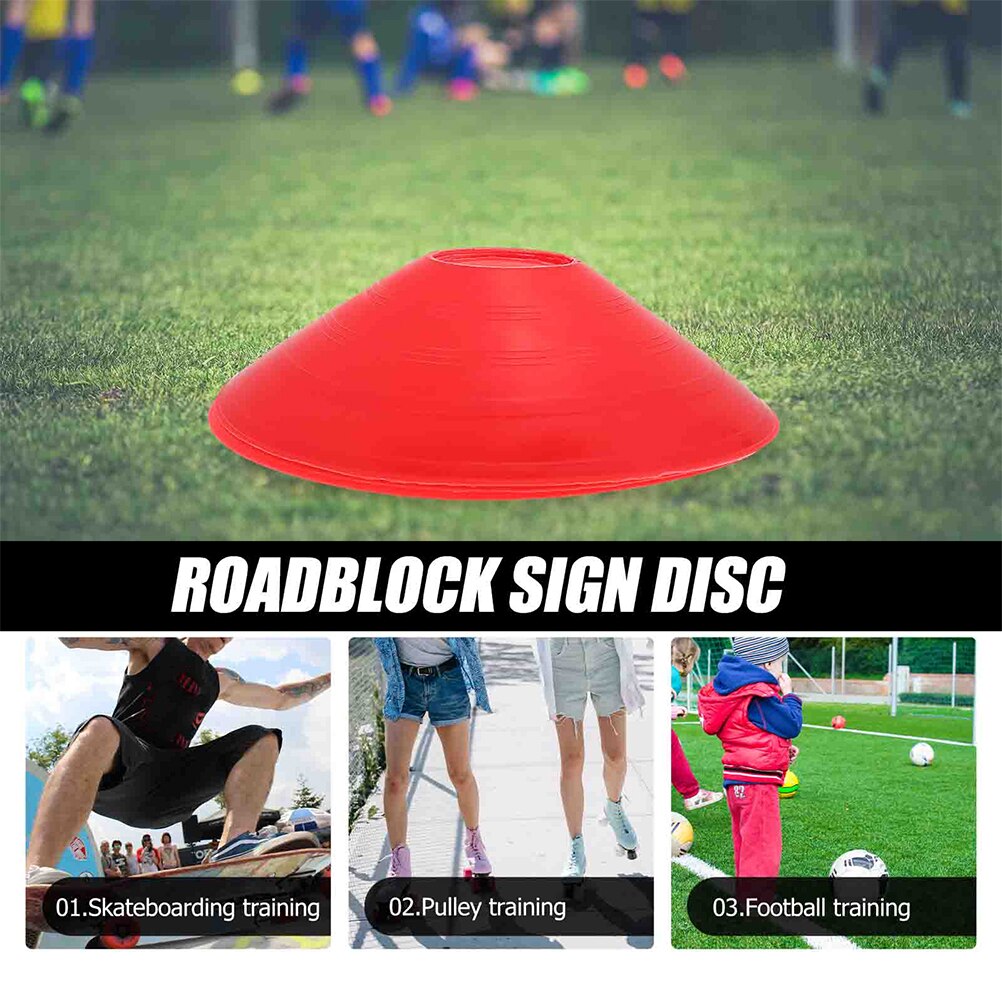 20pcs Football Cones Football Training Marker Discs Football Supplies