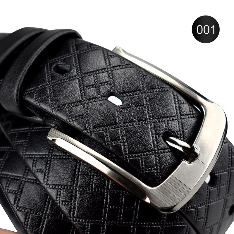 PU leather luxury strap male belts for men classic vintage pin buckle leather belt male belt men