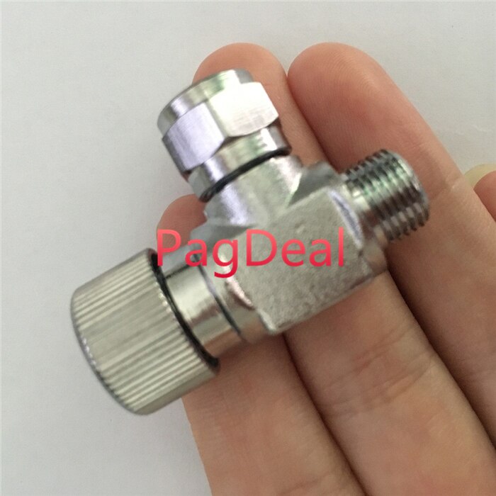 Regulador de válvula de aguja de CO2 para acuario, sistema difusor artesanal de contador de burbujas de CO2, 4/6mm
