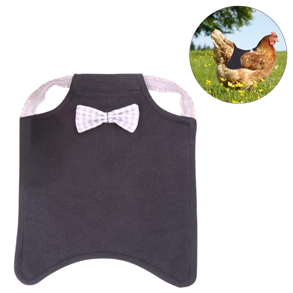 Chicken Hen Apron Poultry Hen Chicken Saddle Apron Feather Protector Back Protector Chicken Saddle Jacket Black Hen Apron: Default Title