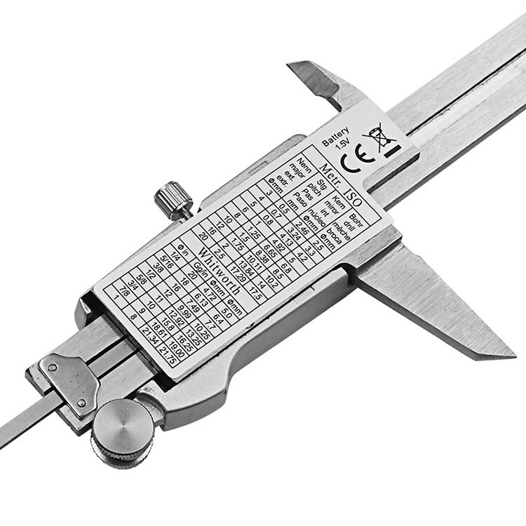 Metal Appearance Vernier Caliper Stainless Steel Waterproof Digital Caliper