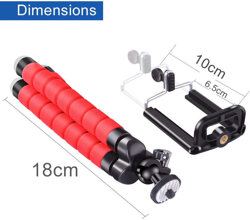 360 gradere universell mini mobiltelefon stativ stativ grep holder montering til kamera iphones samsung lg xiaomi huawei telefoner
