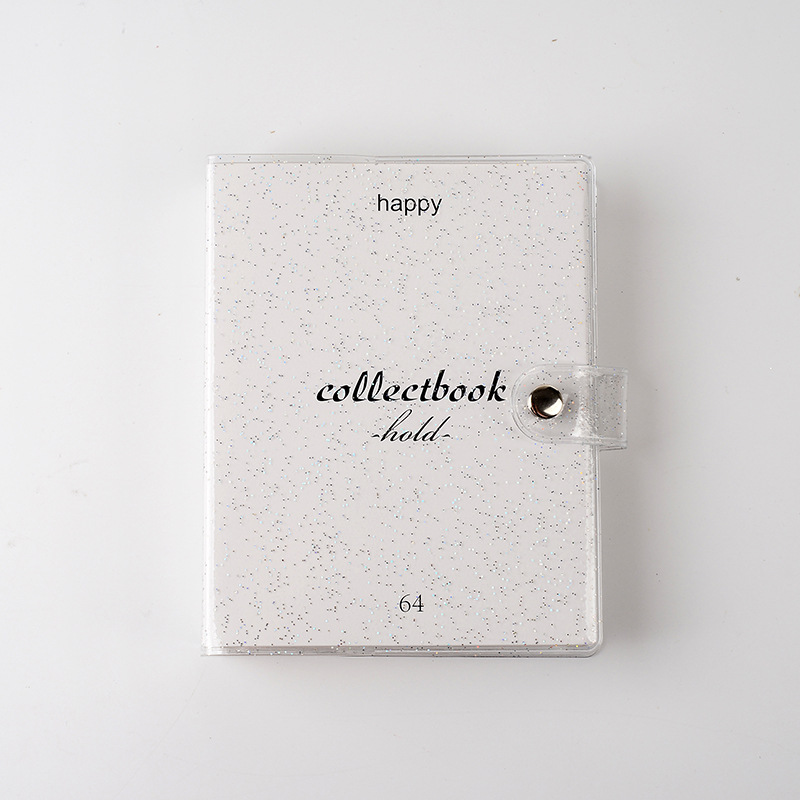 EZONE – Album Photo 3 pouces, Mini classeur de cartes de visite en PP, livre de Collection, Collection de timbres, livret: 5