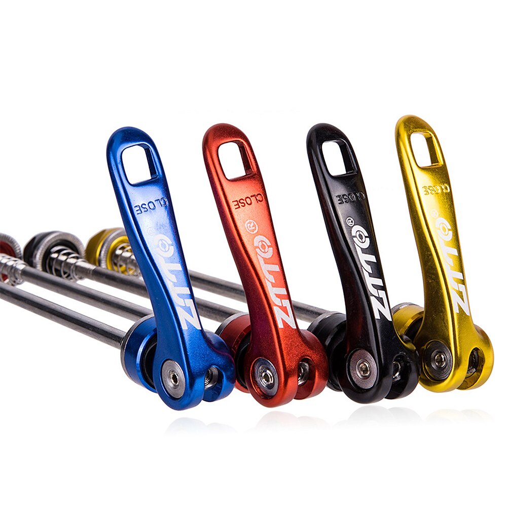 Pinchos de cubo de la rueda de la bicicleta, pinchos de liberación rápida QR delanteros y traseros para bicicleta de montaña o carretera, eje de palanca de 145/185mm, 48 g/par pincho de eje Ti