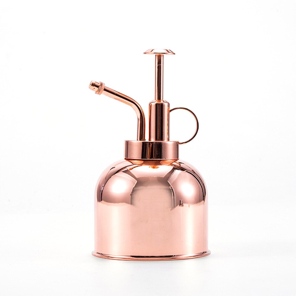 Vattenflaska i mässing i nordisk stil vintage vattenburkar suckulenta växter gyllene trädgårdsarbete spruta flaska vattning kruka trädgårdsredskap: Rosa guld