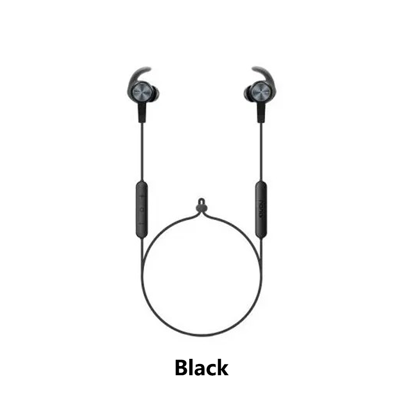 Originele honor xsport  am61 oortelefoon met draadloze bluetooth-verbinding, microfoon, in-ear model, eenvoudig op te laden.: Zwart