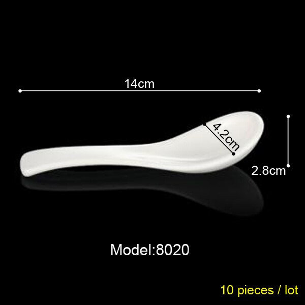 100% Melamine Dinnerware Soup Spoon Restaurant Victualing House Household Spoon Soup Ladle A5 Melamine Spoon Melamine Tableware: 8020