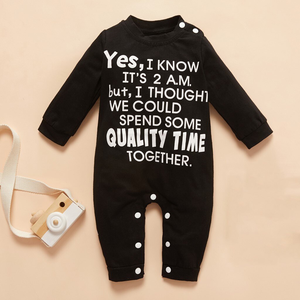 Bebê recém-nascido meninos macacão meninas bonito carta impressão manter quente macacão conjunto macacão macacão macio confortável do bebê