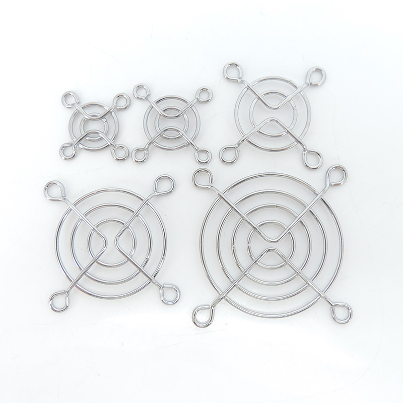 Protector de ventilador de refrigeración de CPU, parrilla protectora de Metal, cubierta de chasis de ordenador, red para ventiladores de refrigeración de 30mm, 40mm, 50mm, 60mm, 70mm, 80mm y 120mm