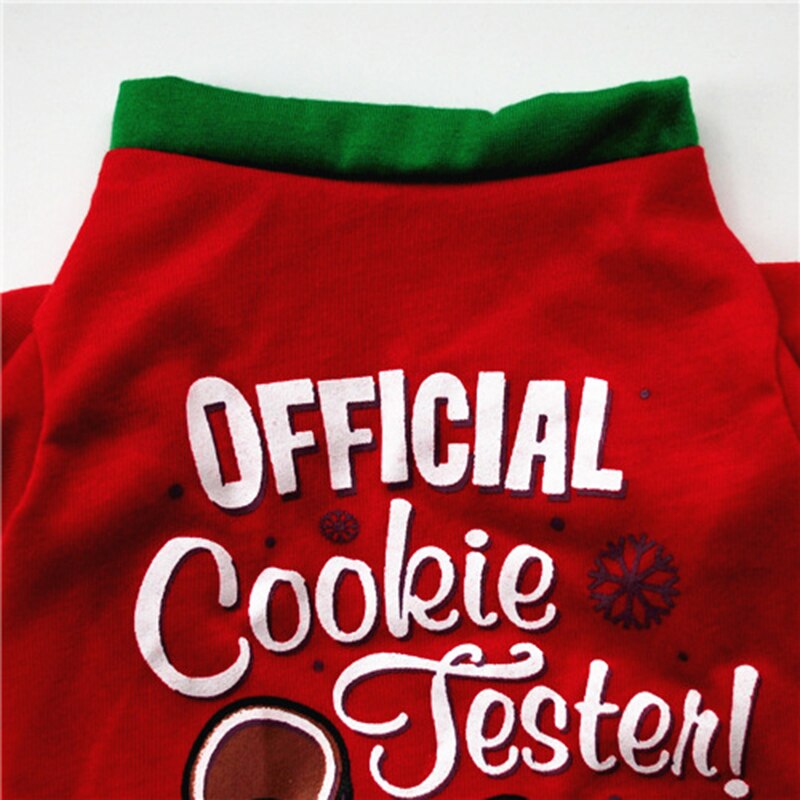 Christmas Dog Clothes For Small Dog Autumn Winter T-shirt Cute Dog Shirt Pet Clothes Pet Xmas Costumes Winter shirt