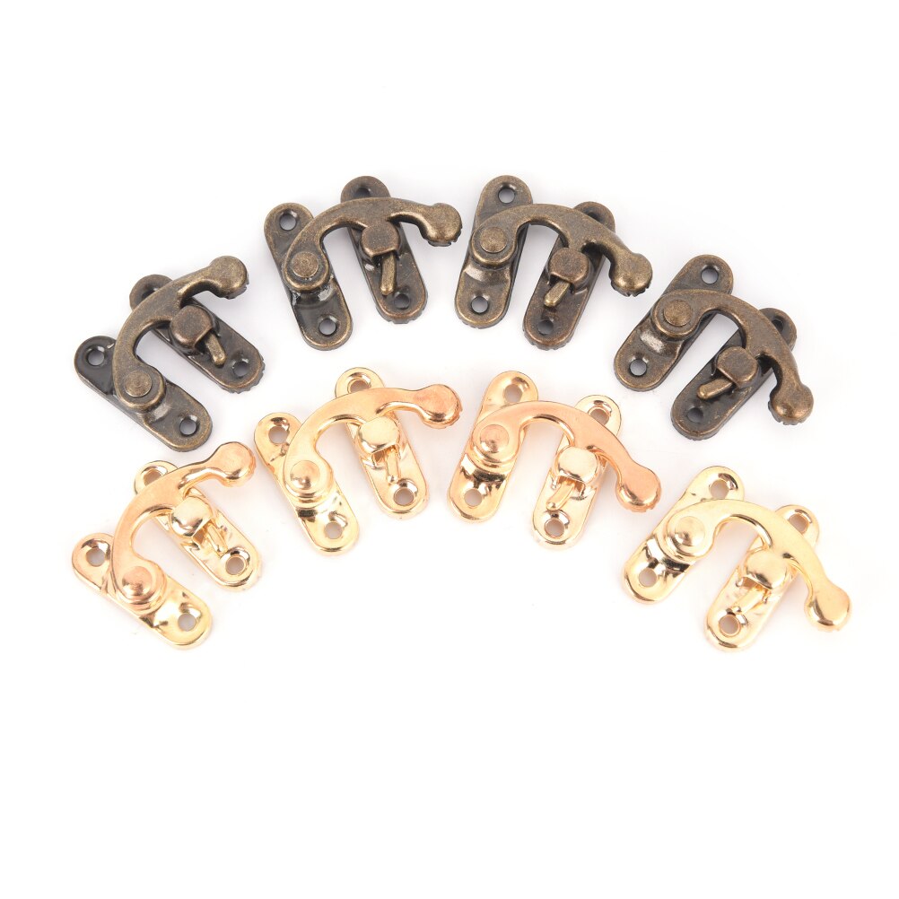 10PCS/Lot Metal Lock Catch Curved Buckle Horn Lock Clasp Hook Bag DIY Handbag Locks Closure Accessories
