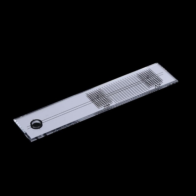 Turntable Phono Phonograph Cartridge Adjustment Ruler Calibration Gauge LP Stylus Alignment Protractor Tool Mirror Azimuth Angle