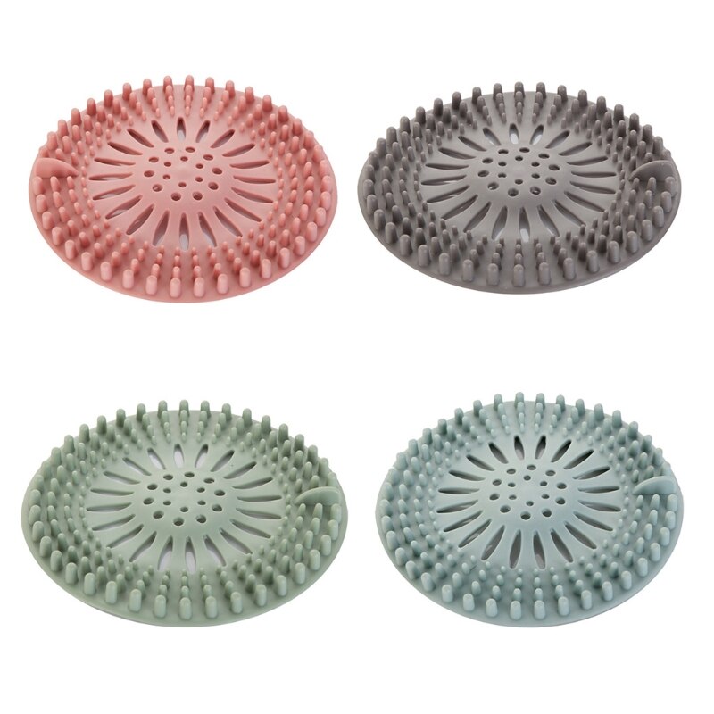 Siliconen Afvoerputje Cover Badkamer Haar Catcher Gootsteen Afvoer Filter Drain Stopper Ronde Riool Filter Universal