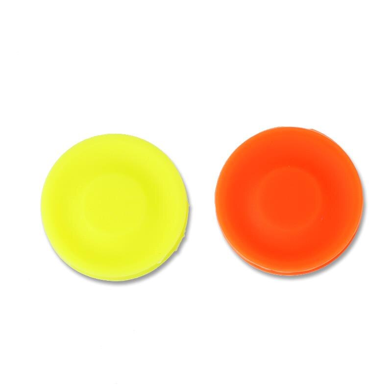 mini flying disk frisb silicone disc game parent-child interactive sports outdoor sports flying saucer fingertip toy: 2PCS-Yellow orange