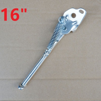 14-16 Inch Vouwfiets Kickstand Fiets Voet Beugel Ondersteuning BYA412 K3 Vouwfiets Onderdelen: 16inch Silver