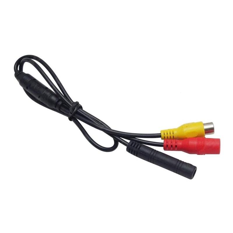 Camera Signal Harness Signal Universal Backup Car Harness To CVBS RCA Connector Signal Power Adapter Wire Harness Audio Cables
