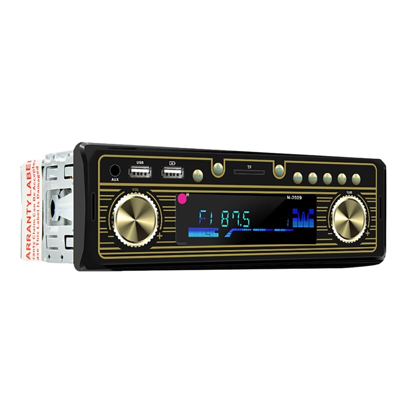 Autoradio Retro One Din Car Radio Car Audio Bluetooth MP3 Player Bluetooth Cellphone Handfree USB/TF Car Stereo Radio