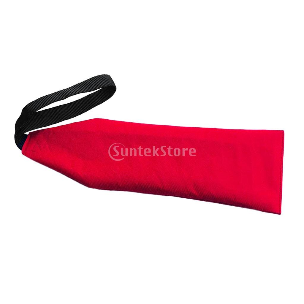 Bandera de viaje de seguridad para Kayak, canoas y SUP, Bandera de remolque, Bandera de carga larga, roja