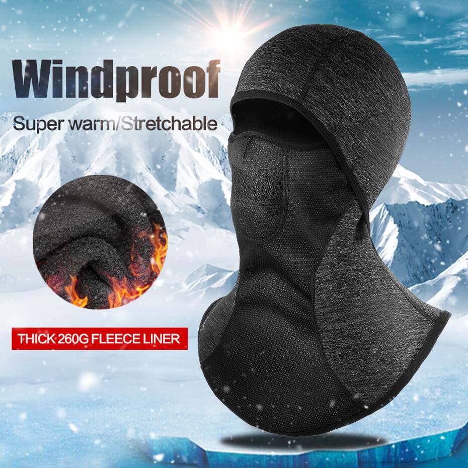 Fastrider – masque facial d'hiver pour moto, cagoule de casque de sport, Ski de plein air, motoneige, cyclisme, polaire