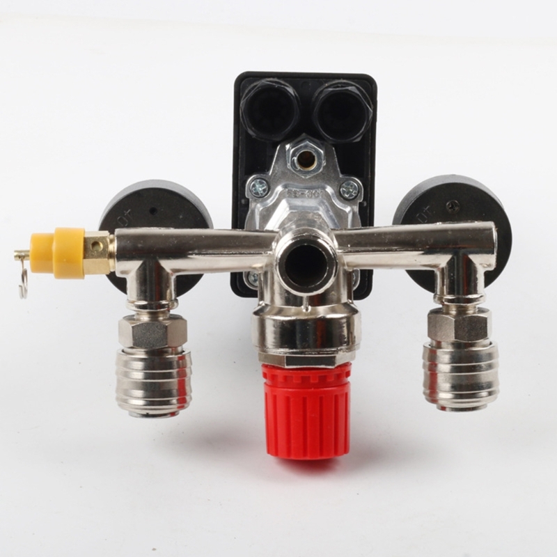 Compresor coche , soporte 90-125psi 220/380V con interruptor, regulador presión colector,