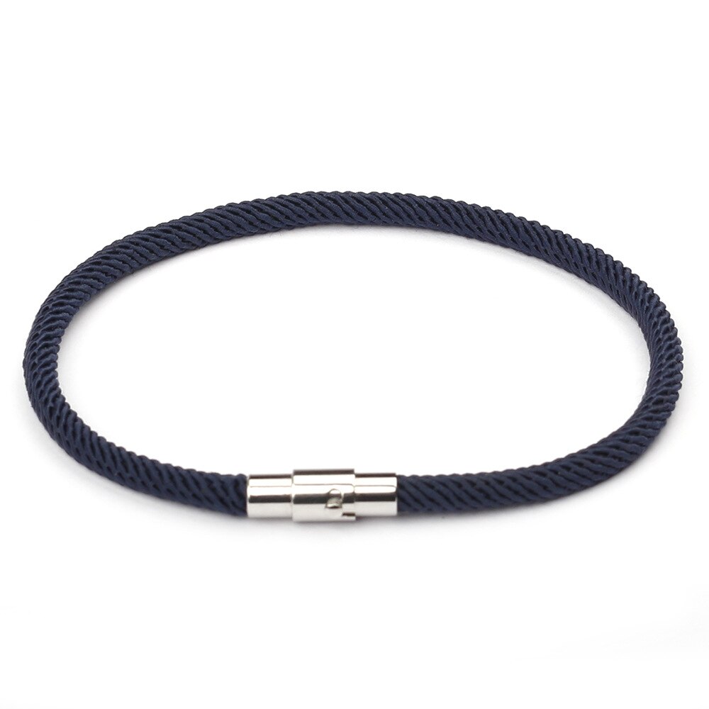 Enkele Verkoop Kleur Nylon Magneet Sluiting Dating Mannen En Vrouwen Hologram Armbanden Banket Dagelijks Armband: F