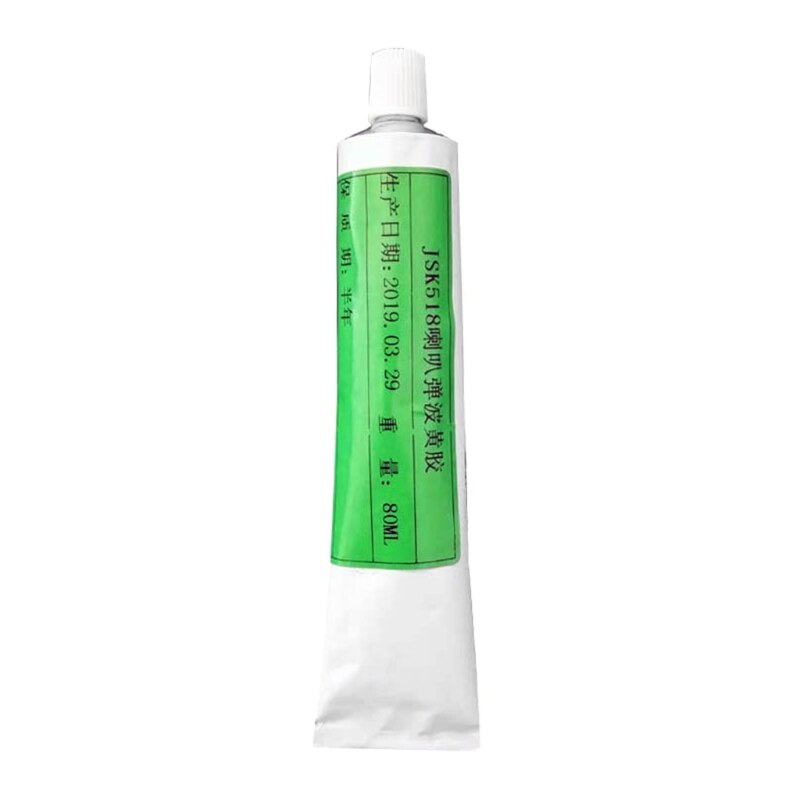 066E 80ml Black Speaker Repair Glue Speaker Repair Adhesive for Speaker Foam Paper Trays Rubber Edges Cloth Edge Seal