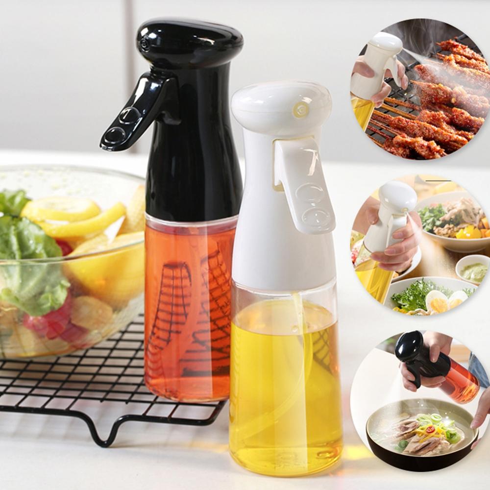 200Ml Olijfolie Spuit Koken Bakken Azijn Mist Spuit Dispenser Fles Voor Keuken Koken Bbq Grillen