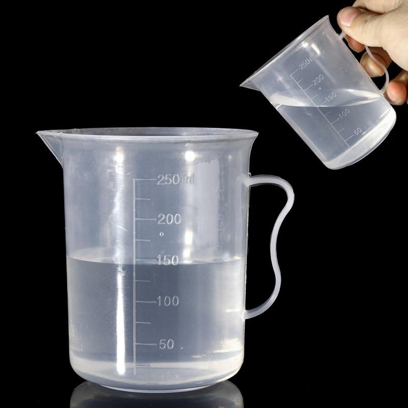 20ml/30ml/50ml/300ml/500ml/1000ml Clear Plastic Graduated Measuring Cup for Baking Beaker Liquid Measure Jug Cup Container