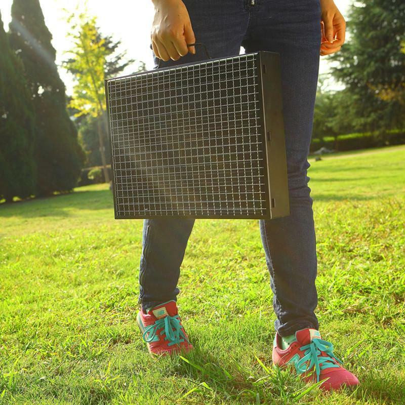 Portable BBQ Barbecue Grill Folding Charcoal Outdoor Camping Patio Stove Smoker