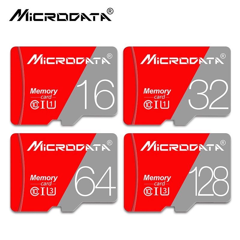 100% Original Red Micro SD 32GB TF Card class10 Cartao De Memoia sd card 128gb 16GB 64GB 128GB 256GB Memory card Free Adapter