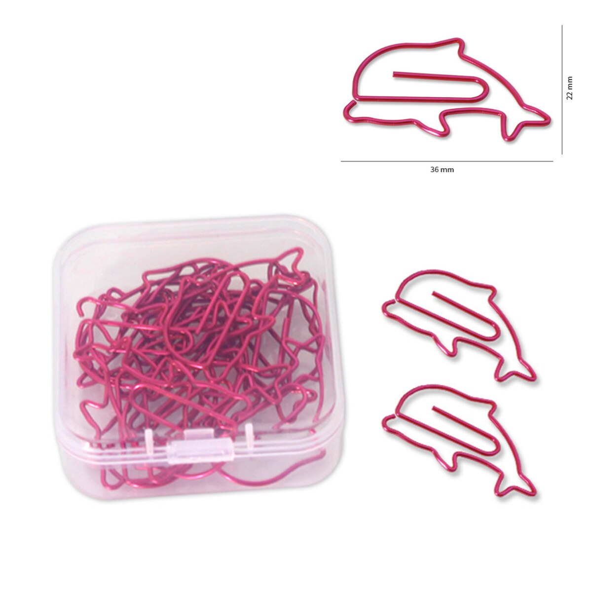 12 Pcs Cute Rose Gold Airplane Shape Paper Clips Escolar Bookmarks Photo Memo Ticket Clip Stationery School Supplies: Pink-10pcs