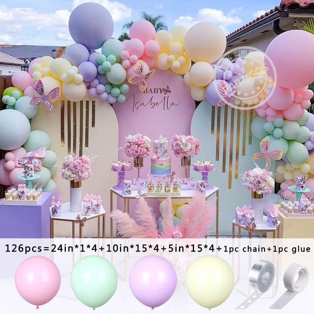 Unisun 30,5 cm gele pastelballonnen, 20 stuks gele macaron latex crèmeballonnen, feestballonslinger voor bruiloft, verloving, jubileum, babyshower, verjaardagsdecoraties
