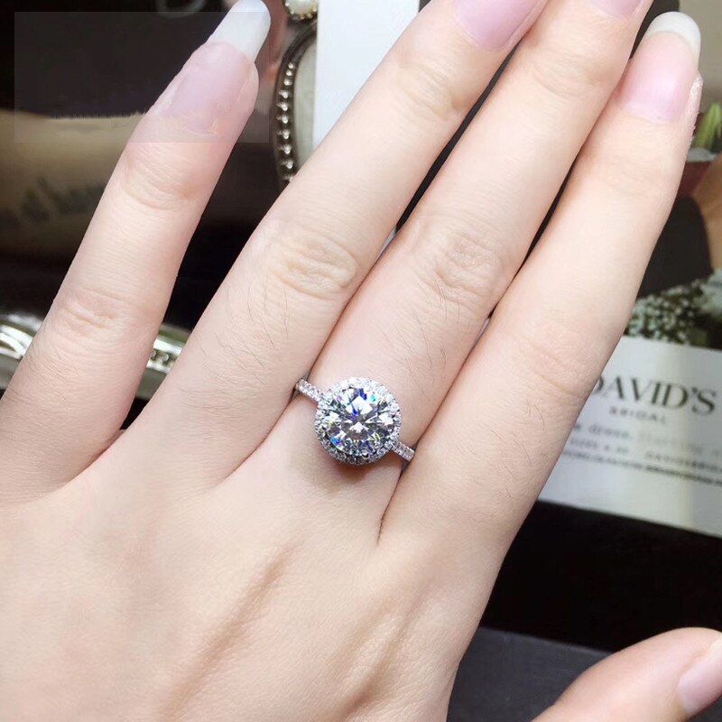 Cc ringe kvinner ringetone bryllup forlovelse brudesmykker kubikk zirconia hvitt måke farge bijoux  cc583