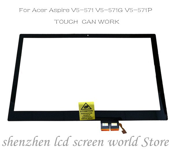 Originele Touch Screen Glas Lens Digitizer 15.6 "Voor Acer Aspire V5-571 V5 531 V5 531P V5-571G V5-571P
