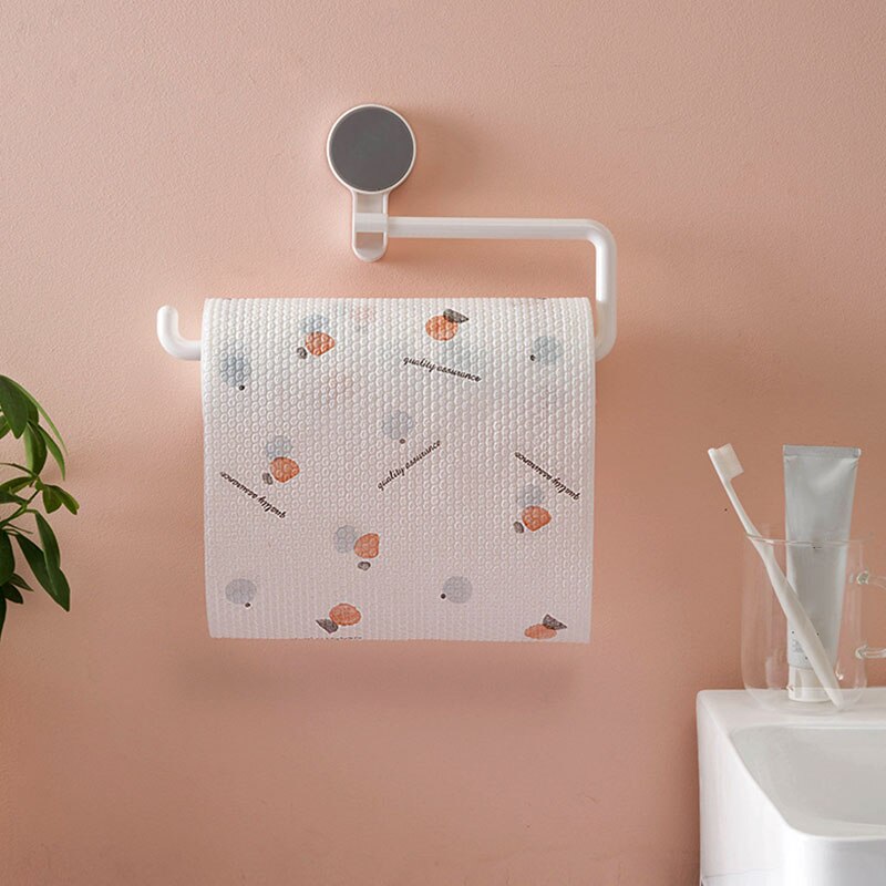 1 rol wegwerp vaatdoekjes, wasbare schoonmaakdoekjes, schattige cartoon print, non-woven keukendoekjes