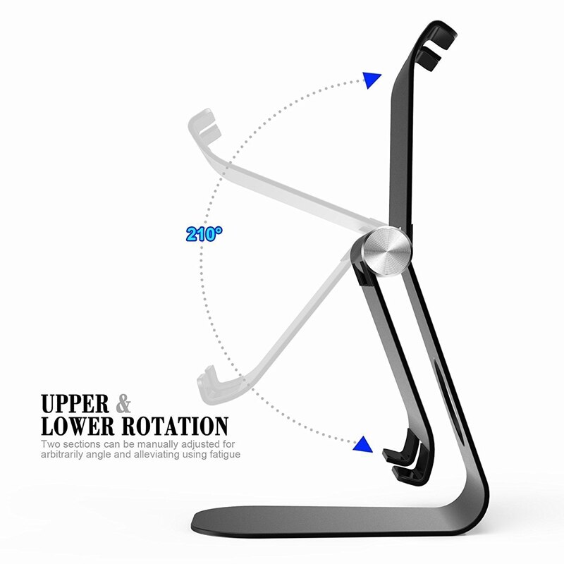 Game Console Stand, Aluminum Alloy 210° Adjustable Angle for Switch