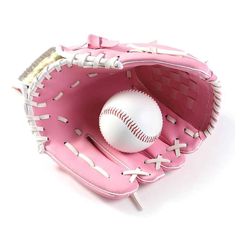 Praktische Thicken Infield Pitcher Honkbal Handschoen Sport Infielder Handschoen Voor Kinderen Vrouwen